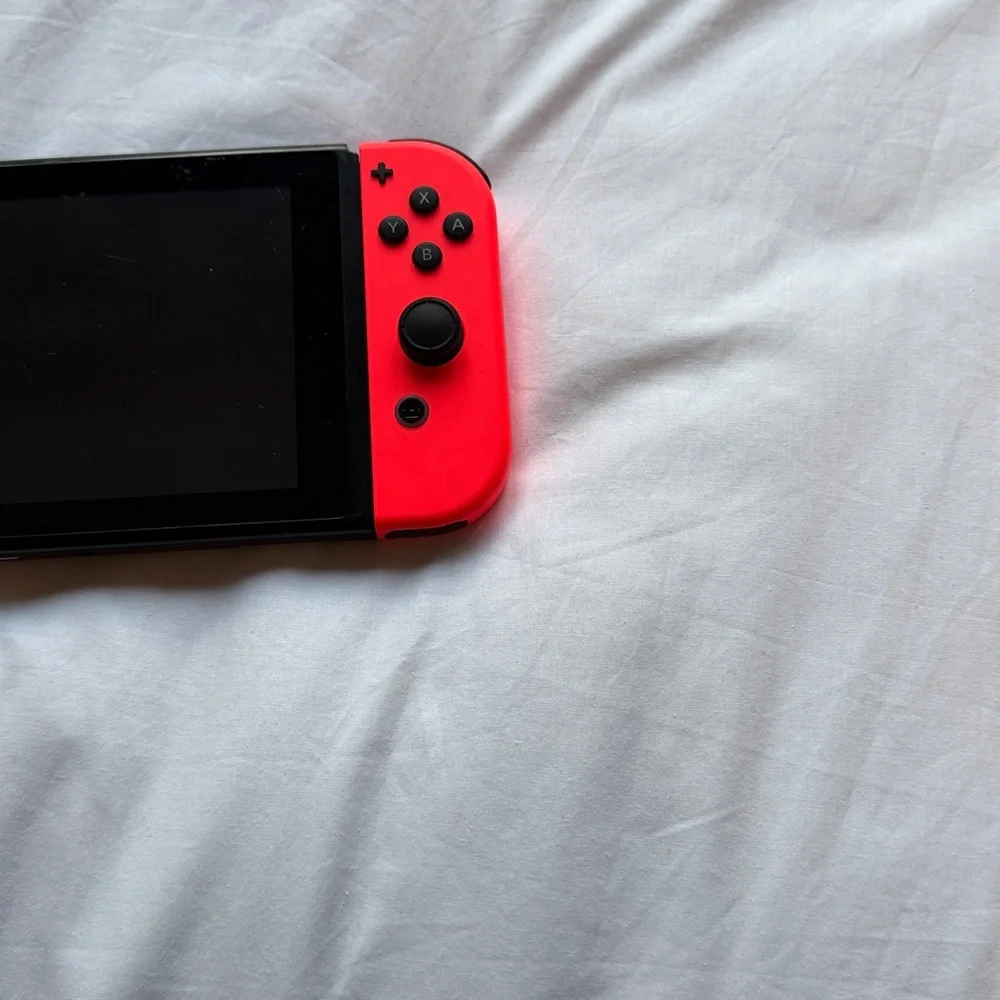 Nintendo 1 with hdmi and usb. Handheld Console - Blue and Red